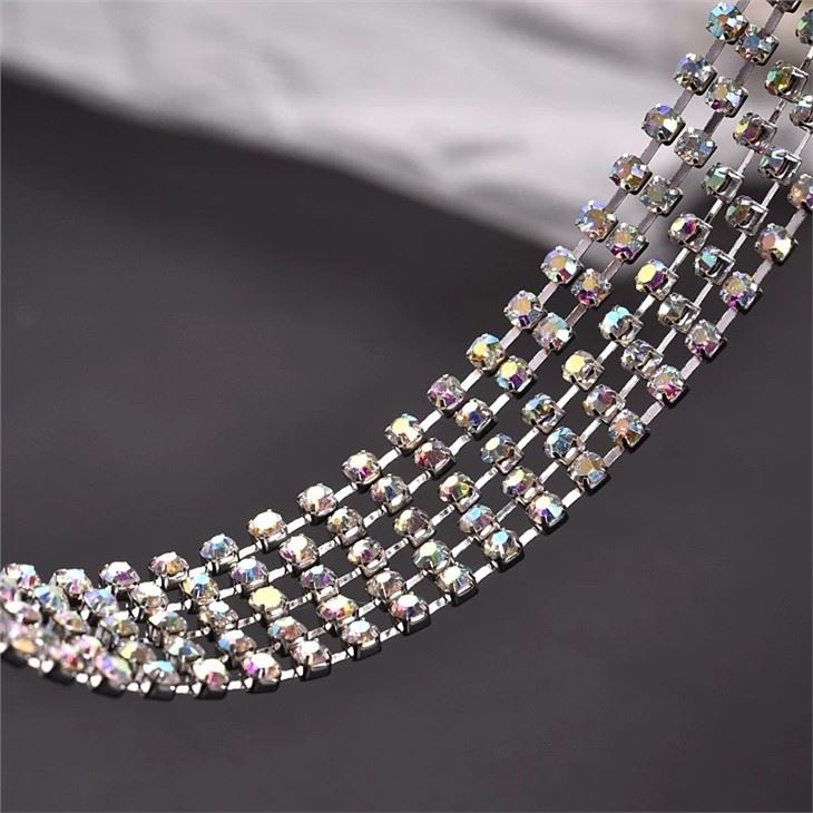 4mm Rhinestone Chain flatback